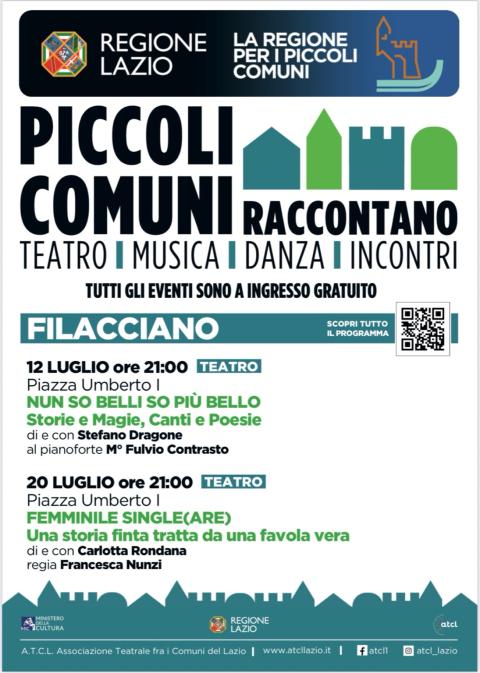 evento piccoli comuni atcl luflio 2025 teatro